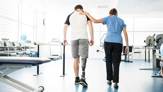Rehabilitation training session